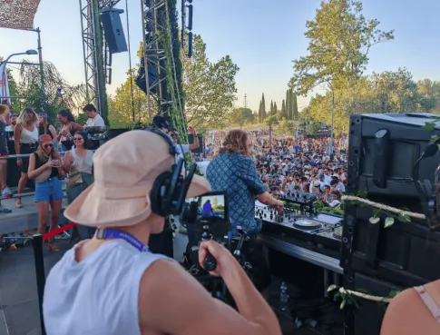 Solar Festival : nos &eacute;tudiants derri&egrave;re les cam&eacute;ras