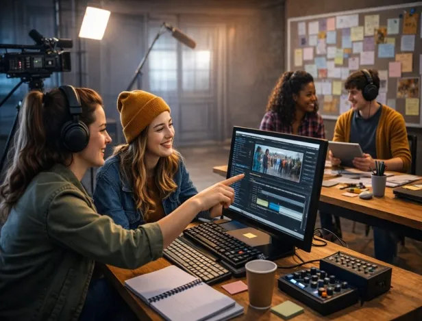 Etudiants-ecole-audiovisuel-montage-video-projets-collectifs